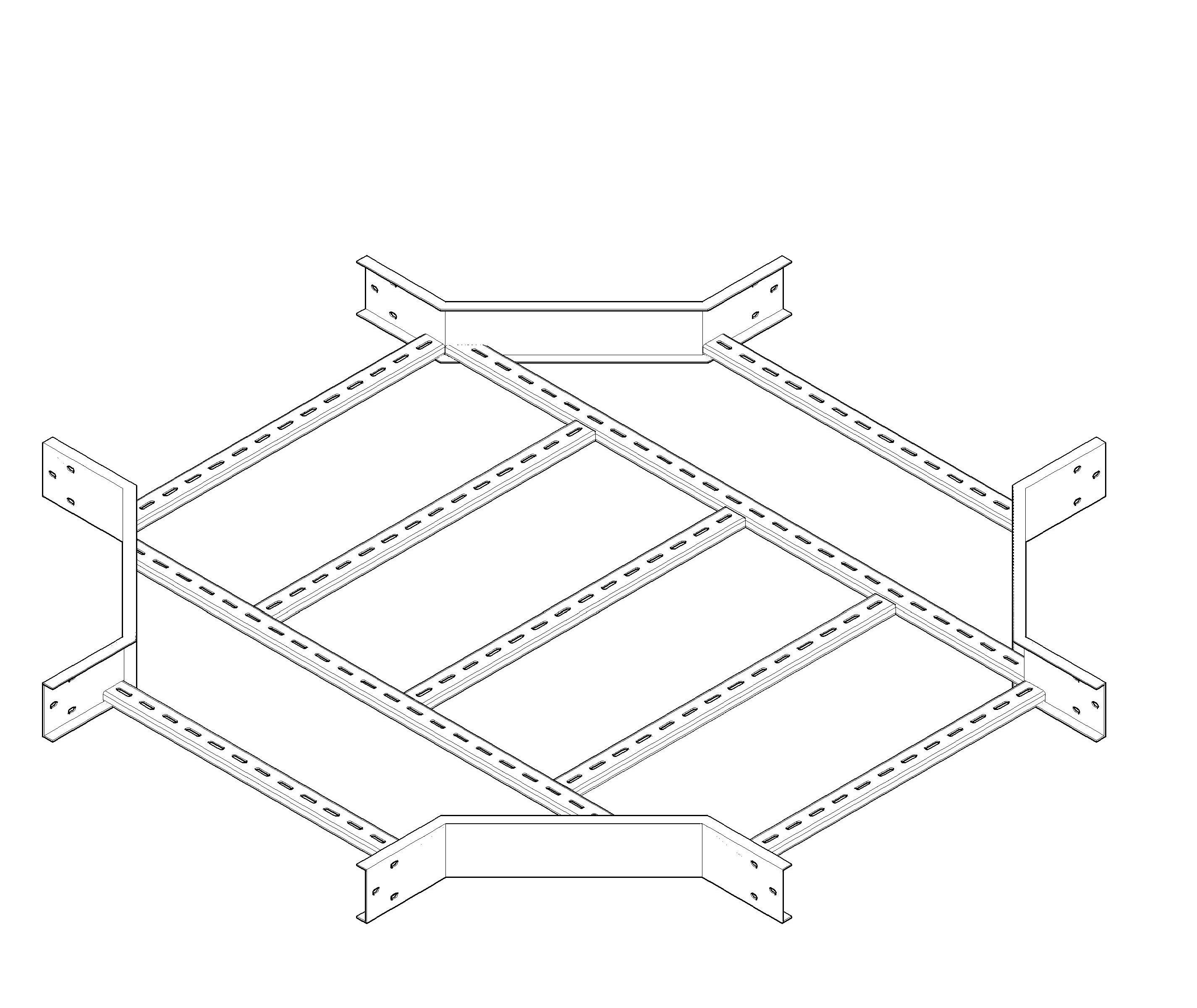 CO BỐN NGẢ THANG CÁP 700X100