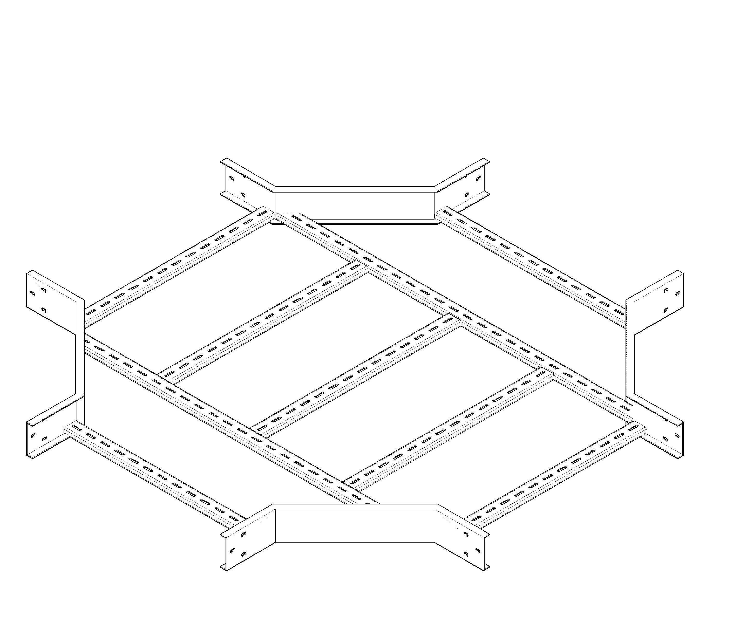CO BỐN NGẢ THANG CÁP 700X100